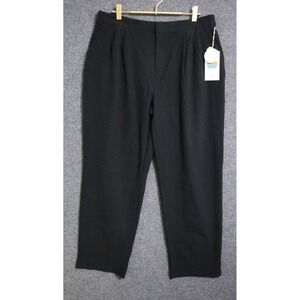 Vuori‎ Pants Women 10 Heather Black Elevation Ankle Trouser 28" Performance NWT